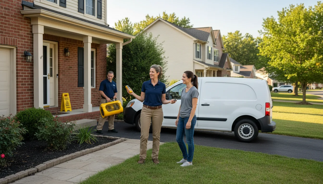 Water restoration image for Home Water Damage Repair in Waban, MA